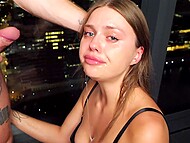 Daddy fucked my warm throat 5
