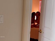 He fucked his redhead roommate and her best friend 4