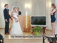 Wedding guests are surprised by a scandalous video featuring the stunning bride. 4