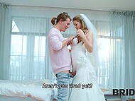 Wedding guests are surprised by a scandalous video featuring the stunning bride. 8
