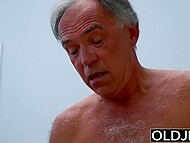 Aria Logan, a youthful blonde pleasured by her stepfather's affection in an unconventional relationship. 7