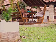 Kathalina7777 gets caught having sex in a public pool with strangers. 10