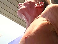 Blonde teen with hot pussy hardcore fucked by grandpa 7