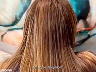 Stepmom catches her crazy stepson jerking off. 7