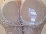 Stepson Fucks His Step Moms with Big Ass In The Shower 4