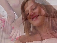 Young Bella Model gets fucked hard by old man 4