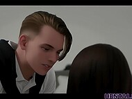 Spoiled student freezes time to have intimate moment with teacher. 5