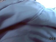 DEBT4k: Nik Rock makes a Christmas debtor satisfy his needs. 7