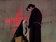 A steamy religious sex between a passionate nun and a aroused priest. 11