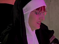 A steamy religious sex between a passionate nun and a aroused priest. 6