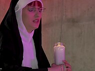 A steamy religious sex between a passionate nun and a aroused priest. 8