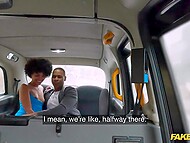 Selva Lapiedra enjoys a steamy threesome in the backseat of a car. 4