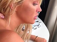 Sienna Day, a horny tourist, gets picked up on the street. 8