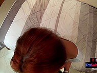 A couple filmed a homemade video after go-karting. 7