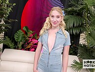 Bryan Gozzling enjoys a deepthroat from Kallie Taylor before she gets pounded hard. 4