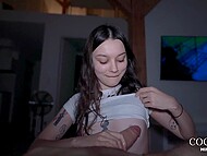 Coconey perfectly finishes a romantic sex in Prague 5