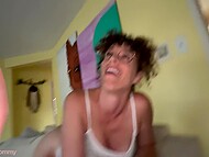 Vibewithmommy's Trans Stepsister Surprises Stepmom in a Visit. 11