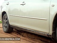 A well-endowed black woman compensates the car repairman with great sex 4