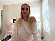 Hannah Louu cheats on her husband with the Private Nurse - POV action with big tits and a hot finish! 7