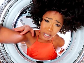 Misty Stone repays her daughter's boyfriend For Getting Her Unstuck By Riding His Big Dick