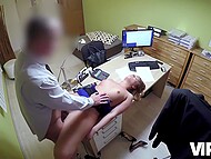 Rewrite: A student gives her pussy to a stranger for the money needed. 10