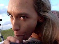 Fitness Model Briana Moon has Public Outdoor Sex. 7