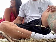 Jess and Mike were caught having intense sex in a risky public setting! 7