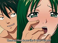 Busty woman with long hair and a great behind enjoys kissing and riding. 10