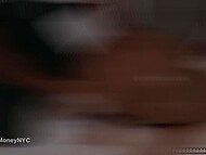 JORDYN FALLS, a curvy ebony woman, is pleasured by a big black cock. 6