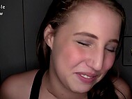 Penny experiences her first time at a gloryhole. 11