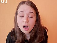 Anna Sibster discreetly concealed a dildo to avoid detection by her stepfather. 5