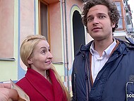GERMAN SCOUT: Skinny MILF enjoys deep anal while cheating. 4
