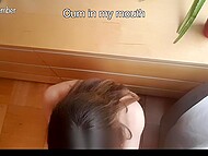 Kinky babe eagerly takes the man's boner with her parents celebrating Christmas in the next room 11