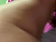 Latina gal wandered to visit her parents' home, where her neighbor stops by to chat and fuck 7