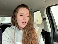 Horny Nadia sought lusciousness delights at a public location 6