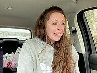 Horny Nadia sought lusciousness delights at a public location 9