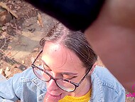 Cock-hungry ChihuahuaSU savored sexual treat with a stranger guy in the forest 4