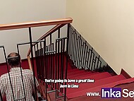 Young man enjoys lustful mature woman's body with her thrilled hubby 6