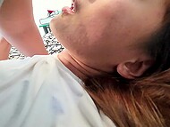 SingCan, exhausted from mall shopping, quickie with boyfriend 7