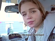 A young waitress receives a generous salary with an unusual rich gentleman for sex 7