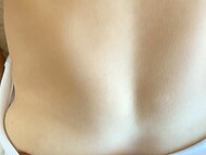 Naughty stepsister in ripped jeans was masturbating to porn and was not against fucking her bro 5