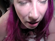 Miserable cuckold hubby watches huge black dick creaming his wife's cunt twice 10