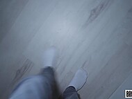 Inked slut Lisa Rocketcock moans loud during insane anal climax 10