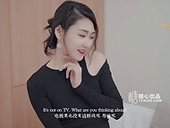 Filthy Asian vixen sneaks seduction of her sister's lover while she is away 4