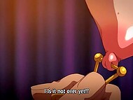 Horny Hentai courtesans show the best of their sexual orgies 4
