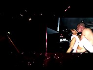 Hardcore threesome action for curvy lesbian ladies at Club Privé 6