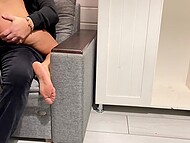 Kris Price's sudden discovery left him breathless—his stepmom had caught him jerking off and helped him cum 9