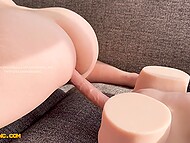 The stud enjoyed afternoon threesome with his posh GF and tantaly sex doll 4