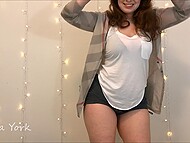 Bea York's intimate companion, the glittering dildo, penetrates her slippery twat 5