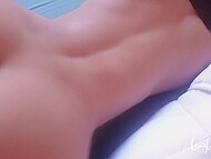 In the early hours the hottie's lust spikes and she gets on all fours to be banged properly  10